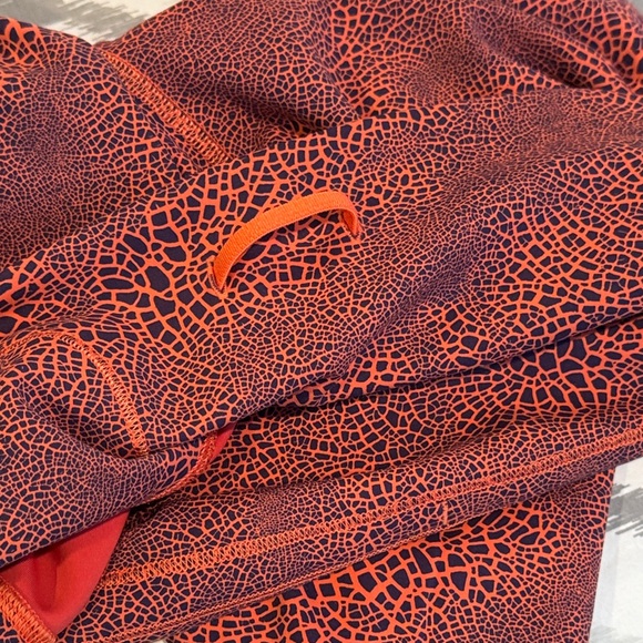 Lululemon Invigorate High-Rise Tight 25" Crackle Glaze Vintage Orange Larkspur - Picture 7 of 7